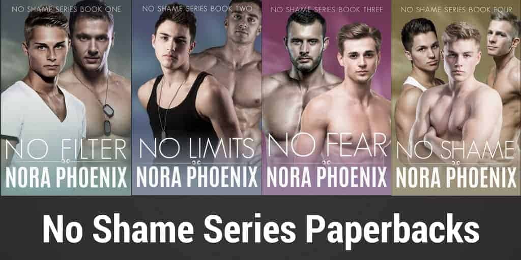 No Shame Series paperbacks